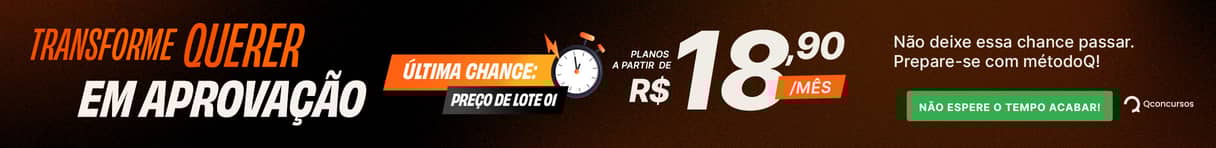 MAIS DE 160 MIL VAGAS EM 2026 ESTÁ PRONTO PARA AGARRAR A SUA?  Invista hoje na melhor preparação do mercado e garanta até 53% OFF