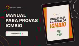 É uma imagem do post com o título Baixe grátis o guia + Checklist para as provas do concurso ICMBio