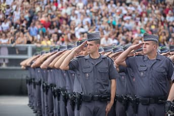 É uma imagem do post com o título Raio-X do concurso PM SP: confira disciplinas e perfil da Vunesp