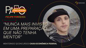É uma imagem do post com o título Concurso Caixa: candidato conta os bastidores da preparação