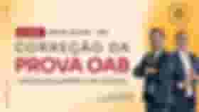 É uma imagem do post com o título AO VIVO! Assista correção da 1ª fase da OAB 41