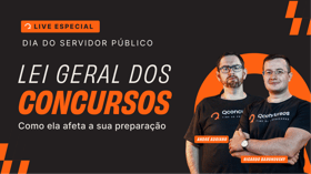 É uma imagem do post com o título Lei Geral dos Concursos pode afetar estudos? Assista