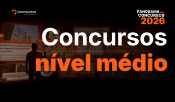 É uma imagem do post com o título Concursos nível médio 2026: veja editais confirmados e previstos