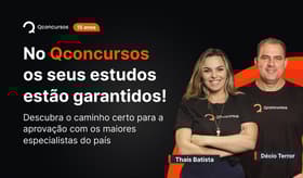 É uma imagem do post com o título Qconcursos 15 anos: live traz cenário de concursos e sorteios