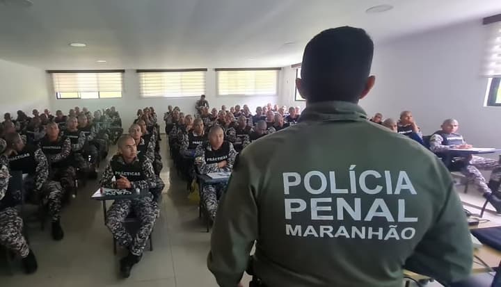 Policial Penal do Maranhão ministra curso (Foto: Seap MA)