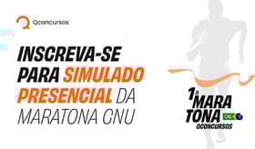 É uma imagem do post com o título Maratona CNU: inscreva-se para simulado presencial com o QC
