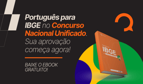 É uma imagem do post com o título Português para concurso IBGE: baixe ebook gratuito