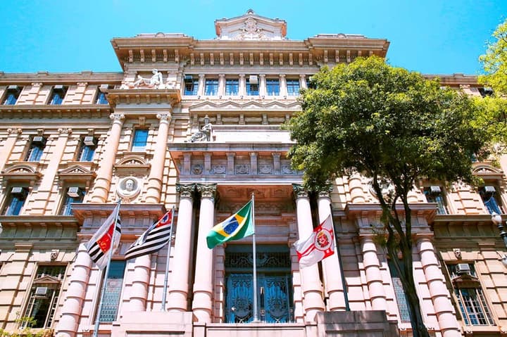 Fachada da sede do Tribunal de Justiça de São Paulo