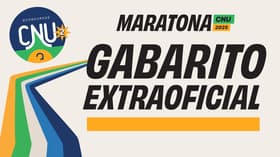 É uma imagem do post com o título AO VIVO! Gabarito extraoficial CNU 2025: veja correção das provas