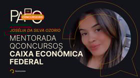 É uma imagem do post com o título Concurso Caixa: candidata conta o que faz a diferença nos estudos