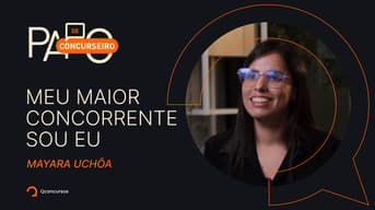 É uma imagem do post com o título "Meu maior concorrente sou eu", diz concurseira da área Bancária
