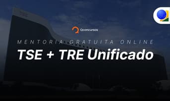 É uma imagem do post com o título Concurso TSE unificado: participe da mentoria gratuita
