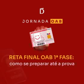 É uma imagem do post com o título Ebook gratuito traz plano de 30 dias para a 1ª fase da OAB 44