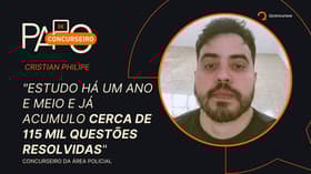 É uma imagem do post com o título Candidato soma 115 mil questões em busca da aprovação em concurso