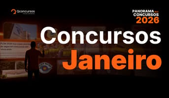 É uma imagem do post com o título Concursos janeiro: mês inicia com mais de 25 editais previstos