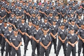 É uma imagem do post com o título Concurso PMERJ: mais 504 começam curso de formação de soldado