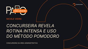É uma imagem do post com o título Concurseira combina Pomodoro e questões para evoluir nos estudos