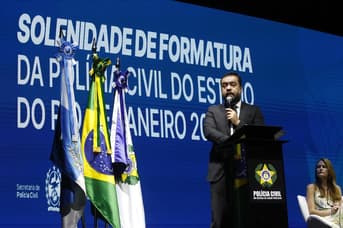 É uma imagem do post com o título Cláudio Castro fala em novos concursos PC RJ a cada dois anos