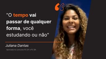 É uma imagem do post com o título Concurso PC BA e PC DF: aprovada conta como superou reprovações