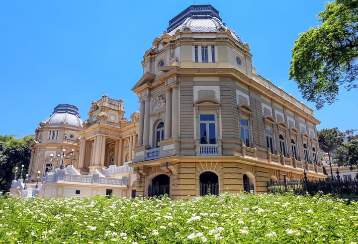 Fachada do Palácio Guanabara, sede do governo do Rio de Janeiro, onde fica a Seplag RJ