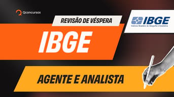 É uma imagem do post com o título Concurso IBGE: participe de revisão de véspera nesta sexta, 28