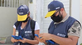 É uma imagem do post com o título IBGE temporários: aprovados terão direito a benefícios CLT
