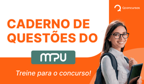 É uma imagem do post com o título Concurso MPU: baixe ebook gratuito com questões comentadas