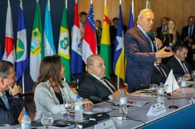 É uma imagem do post com o título Concursos PF e PRF: governadores já discutem a PEC da Segurança