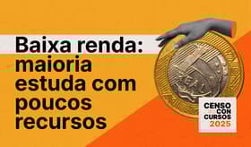 É uma imagem do post com o título Censo 2025: quase 58% dos candidatos recebem até um salário