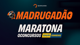 É uma imagem do post com o título Concurso Correios: participe do Madrugadão com aulas gratuitas