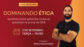 É uma imagem do post com o título Damásio promove aulão de Ética para prova da OAB: participe!