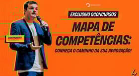 É uma imagem do post com o título Mapa de Competências: ao vivo, conheça a ferramenta do Qconcursos