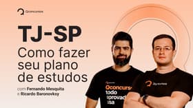 É uma imagem do post com o título Concurso TJ SP: saiba como fazer um plano de estudos