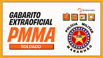 É uma imagem do post com o título Concurso PM MA: confira gabarito extraoficial após a prova