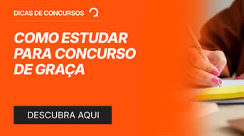 É uma imagem do post com o título Como estudar para concurso de graça