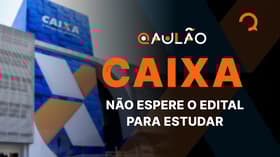 É uma imagem do post com o título Qconcursos realiza Aulão Caixa 2024. Acompanhe!