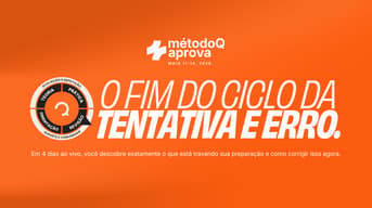 MétodoQ Aprova: live ensina teoria em acertos em Português