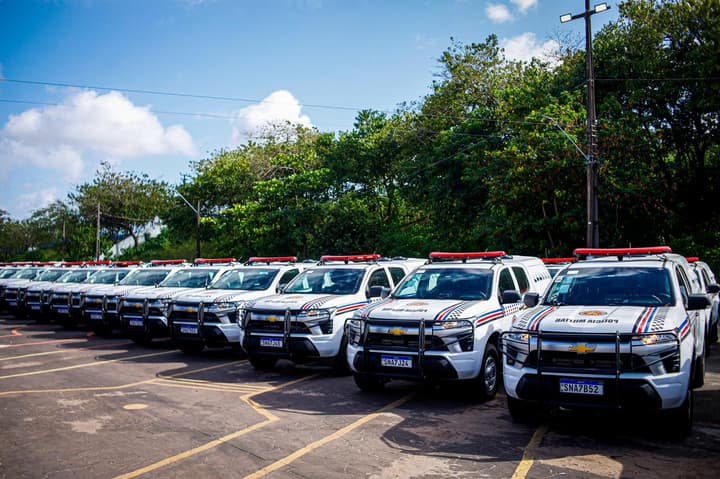 Viaturas da Polícia Militar do Maranhão (Foto: Divulgação/SSP MA)