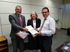 É uma imagem do post com o título Concurso AFT: Sinait pede ao ministro edital 'o mais rápido'