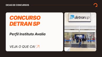É uma imagem do post com o título Concurso Detran SP: perfil do Instituto Avalia para a prova