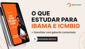É uma imagem do post com o título Ebook gratuito: saiba o que estudar para concursos Ibama e ICMBio