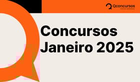 É uma imagem do post com o título Mais de 20 concursos estão previstos para janeiro de 2025
