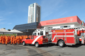 É uma imagem do post com o título Concurso Bombeiros DF: iniciada escolha da banca para 356 vagas