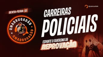 É uma imagem do post com o título O que estudar pra concursos policiais? Veja nesta sexta, 13