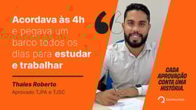 É uma imagem do post com o título "O que eu quero hoje é mudar de vida através do concurso público"