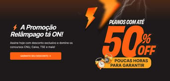 É uma imagem do post com o título Qconcursos lança promoção relâmpago com até 50% de desconto