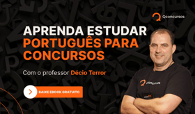É uma imagem do post com o título Estude Português para concursos de forma gratuita. Confira ebook!