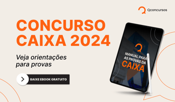 É uma imagem do post com o título Concurso Caixa: baixe manual para as provas gratuito
