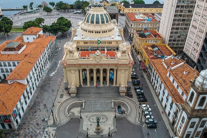 Vista área da Assembleia Legislativa do Estado do Rio de Janeiro