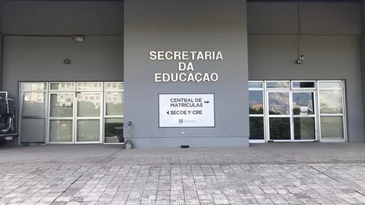Fachada da Secretaria de Educação do Rio Grande do Sul